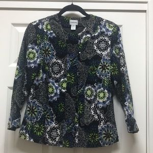 🍀💐Chicos sequin & beaded jacket